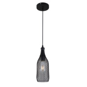 Коллекция Odeon Light PENDANT-ODL17-379-chernyy-Podves-E27-60W-220V-BOTTLE