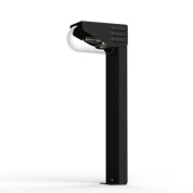 уличный фонарный столб с асимметричным плафоном на прямой стойке