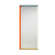 20140723 Colour Frame Vitra Зеркало прямоугольное большое с синей и оранжевой рамкой