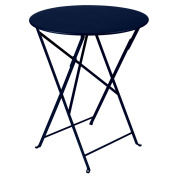 24592 Fermob Bistro Стол Ø60 см, цвет Deep Blue