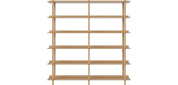 Kari shelving tall - double Bolia книжная полка 04-155-05_00001