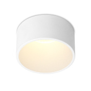 накладной потолочный светодиодный светильник с цилиндрическим корпусом и утопленным источником света