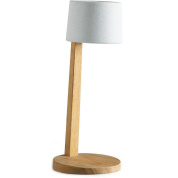 GALAT1P101IG Ethimo Gaia Настольная лампа переносная из тика, Rubelli Bianco