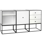 71077-001565 Audo Copenhagen Frame 49 Trio Sideboard With, White