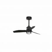 33424WP-10 Faro JUST FAN LED Matt black ceiling fan with DC motor 81cm SMART люстра-вентилятор матовый черный