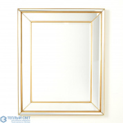 Bevel on Bevel Mirror-Gold Leaf Global Views зеркало