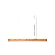 подвесной линейный светильник вытянутой формы с округлыми краями