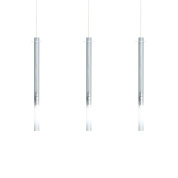 подвесной стеклянный светильник цилиндрической формы 75 см