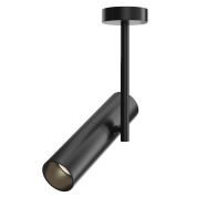 потолочный спот на штанге черного цвета
