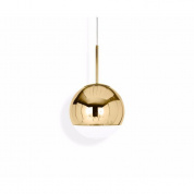 Mirror Ball LED Gold 25cm Tom Dixon, подвесной светильник