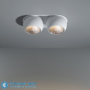 Marbul recessed 115 2x LED GE встраиваемый в потолок светильник Modular