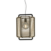 подвесная люстра из каната песочного цвета, металлический каркас, IP20