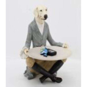 56916 Gentleman Dog Tray 29cm Kare design статуэтка