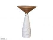 Cino Круглый деревянный высокий столик Morelato