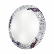 потолочный светильник с хромированным ободком