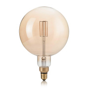 130187 E27 globo d195 04w 2200k cri80 ambra Ideal Lux источник света