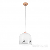 Kolarz Chalet A1352.31.Gr.100 подвесной светильник ø25cm мин. высота 22cm макс. высота 200cm 1 лампа e27
