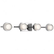 Harlaw 3000K LED 4 Light Vanity Light Chrome настенный светильник 85078CH Kichler