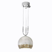 подвесной светильник с тканевым абажуром цилиндрической формы