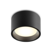 накладной потолочный светильник цилиндрической формы с рассеянным светом