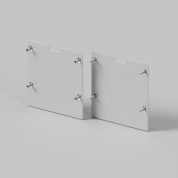 Комплектующие для профиля Maytoni Серебро 642046