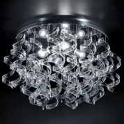 Metal Lux Astro PL 4L современный потолочный светильник с четырьмя лампами прозрачный; хром 206.370.01