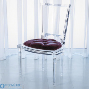 Marilyn Acrylic Side Chair-Sultana-Lavender Global Views кресло