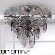 Потолочный светильник Orion Rauchglas DLU 1108/9+1 chrom/293 rauch