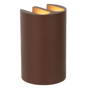 уличный настенный прожектор цилиндрической формы с двусторонним выходом света