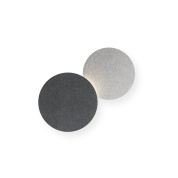 настенный светильник серо-зеленого цвета с текстильным рассеивателем