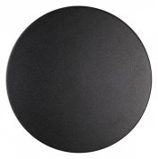 накладной светильник круглый черный IP54