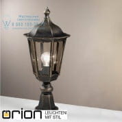 Уличный светильник Orion Puchberg AL 11K/82503 schwarz-gold/rauch