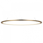подвесной светильник тонкого кольцевого дизайна золотого цвета