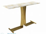 GUY Прямоугольный консольный стол из латуни MARIONI