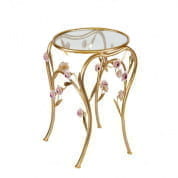 Camelia side table - gold & pink столик, Villari