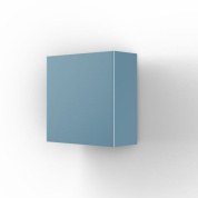 настенный светильник кубической формы голубого цвета