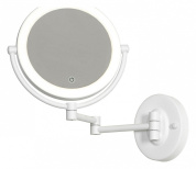 настенное зеркало с подсветкой на поворотном кронштейне