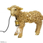 53707 Настольная лампа Animal Flower Sheep Gold 36см Kare Design