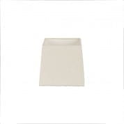 2P0421 White textile shade ø220×200 абажур Faro barcelona