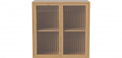 Case 2 x 2 w. 2 glass doors and 2 shelves - 35 cm Bolia книжный шкаф