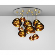 Melt LED Gold Mega Tom Dixon, подвесной светильник