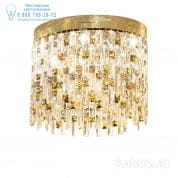 Kolarz PRISMA 1344.16.3.P1.KpTGn потолочный светильник золото 24 карата ø45cm высота 40cm 6 ламп g9
