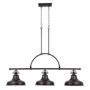 Линейная люстра Emery Quoizel QZ-EMERY3P-PN бронза palladian