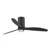32043-10 MINI TUBE FAN LED Matt black ceiling fan with DC motor люстра с вентилятором Faro barcelona