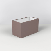 текстильный абажур компактной формы цвет жемчуга