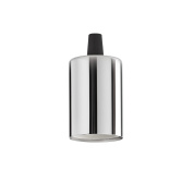 249230 Ideal Lux PORTALAMPADA E27 LISCIO CROMO lampholder