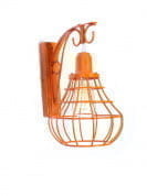 Orange Cage Bell Wall Lamp бра FOS Lighting Orange-Wire-WL1