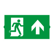 сменная пиктограмма направления эвакуации для аварийной панели