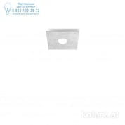 Kolarz SQUARE A1337.11.1.Ag потолочный светильник белый длина 25cm ширина 25cm высота 3cm 1 лампа gx53