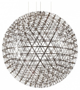 подвесная люстра с шарообразным корпусом золото